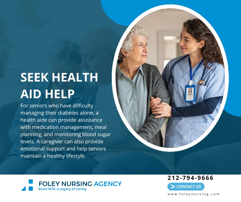 Over 25% of seniors in the US have diabetes, but with the right support, managing it is possible. Foley Nursing offers expert tips like monitoring blood sugar levels and maintaining a healthy lifestyle. Our health aides provide additional assistance for those who need it.