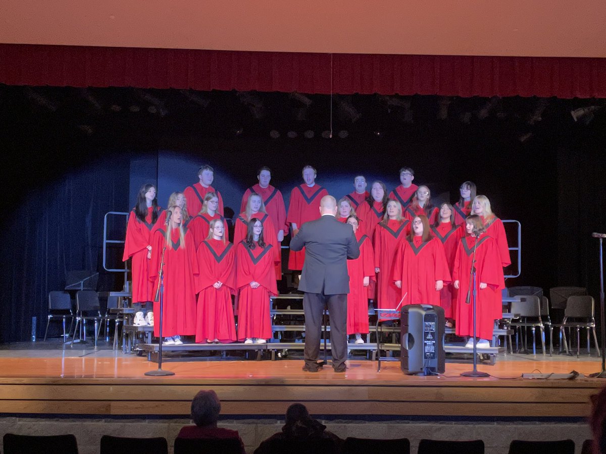 Great performances by the HS Band and Choir last night! #PiratePride