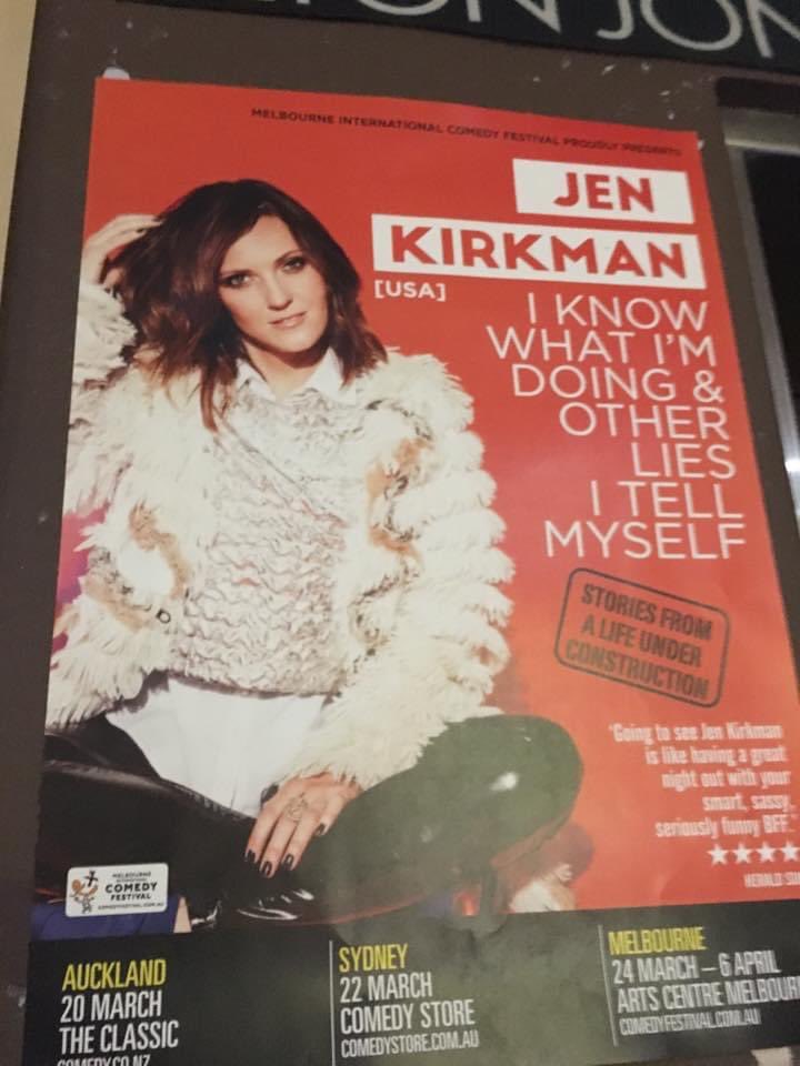 officialjenncam's tweet photo. @JenKirkman your Sydney show came up in my memories today. You roasted my sister when you came out cause she came with me and tweeted “hope it’s a good show” prior as she’d never seen you. So much fun and so much laughter that night xx https://t.co/4ejCE0VXBP