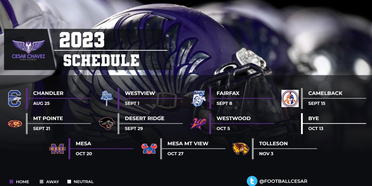Cesar Chavez Football tweet media