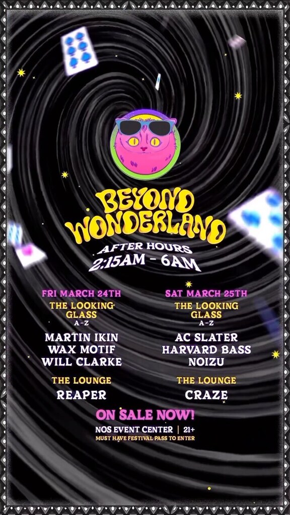 RaveLoop's tweet image. 🐰We’re ready to go down the rabbit hole at #BeyondWonderland 2023 so grab your tickets via link in our bio 👉RaveLoop.com

#TechnoMeetup
#TranceMeetup
#RaveMeetup
#InsomniacEvents
#NOSEventsCenter
#RaveLoop
#PLUR
#TerryPham instagr.am/reel/CqEol8tpa…