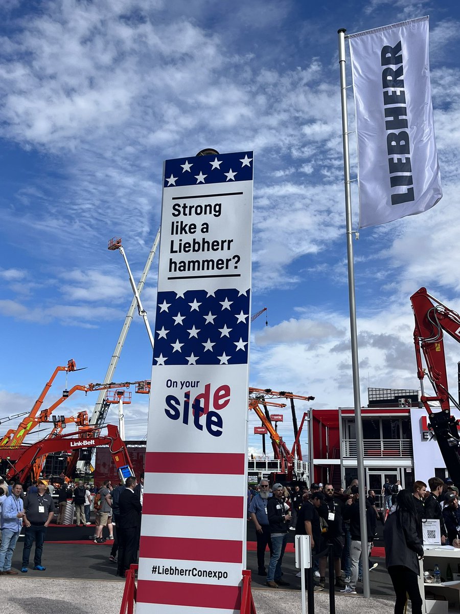 Hüffermann-Group at CONEXPO in Las Vegas to visit our US clients and to build up and extend strategic partnerships. 
 #construction #business #hueffermanncranes
#liebherr 
#crane
#conexpo
#heavytransport 
#heavylift 
#usedcranes
 #partnerships 
#towercranes
#mobilcranes
