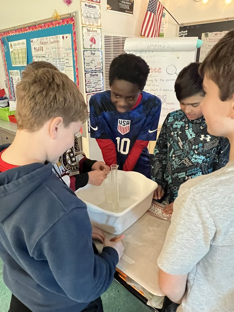5thDes's tweet photo. Learning to use our science tools while proving conservation of mass. https://t.co/JzefmSSDYa