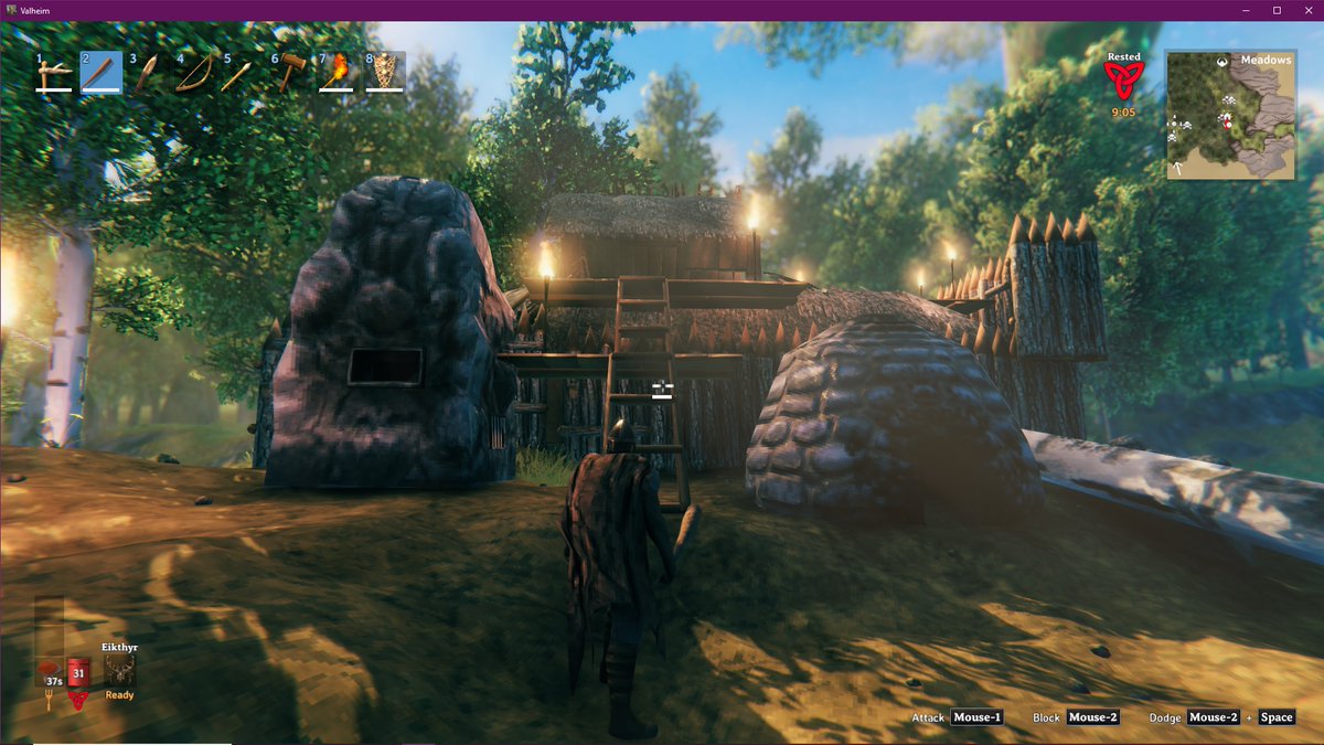 Our humble cottage is shaping up #Valheim #GamePreview #PCGamePass