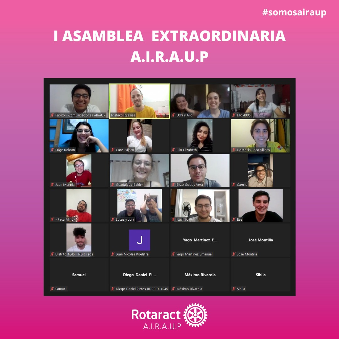 👥 Se realizó la I Asamblea Extraordinaria de modo virtual, en donde participaron varios socios/as de la Agencia.
Se abordaron diferentes temas del periodo actual, ronda de distritos y también se le dio la palabra a la junta entrante. 💥

#somosairaup
