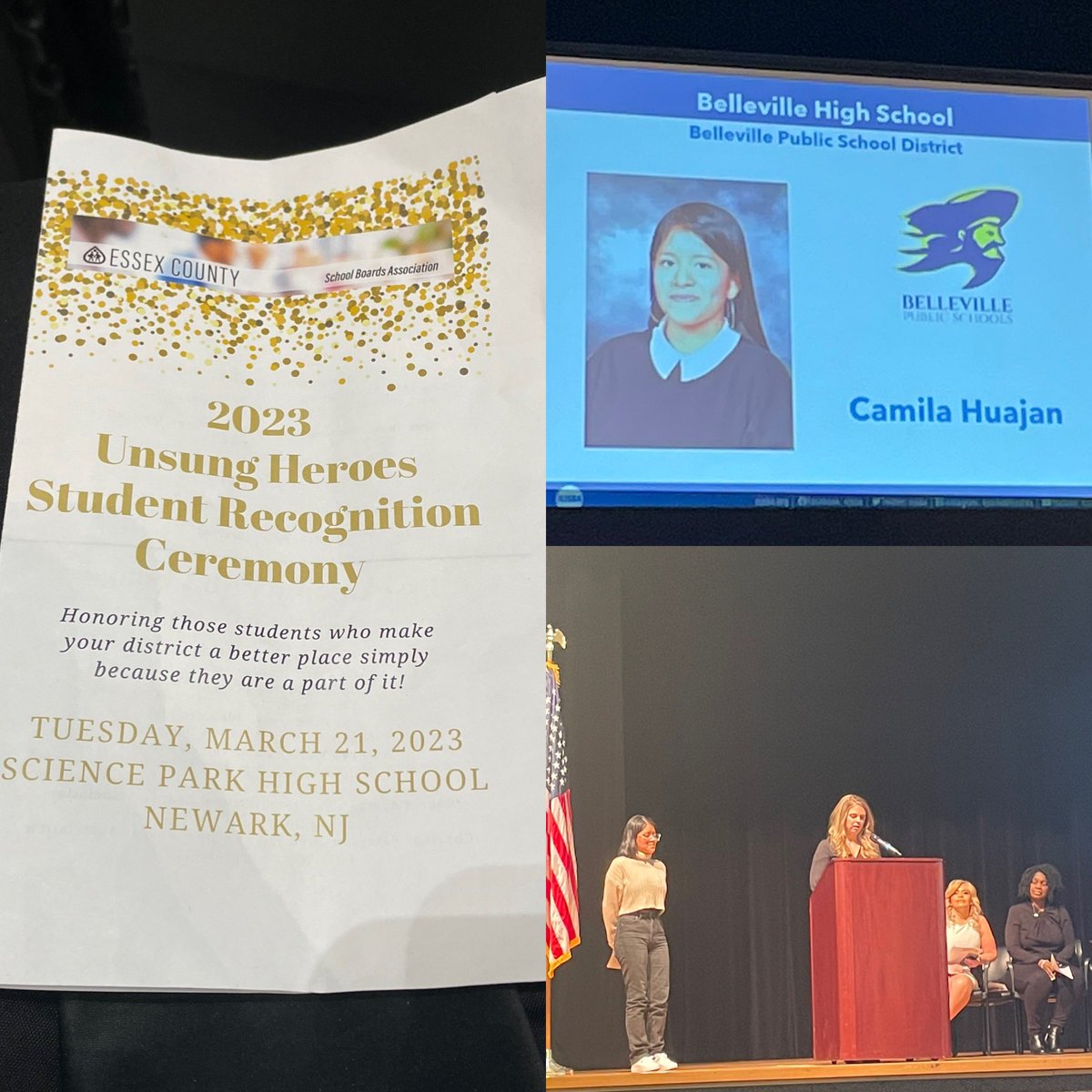 Congratulations to our very own 2023 Unsung Hero Camila Huajan. What a proud moment to stand by you as your School Counselor for this amazing recognition. We are all so proud of you!