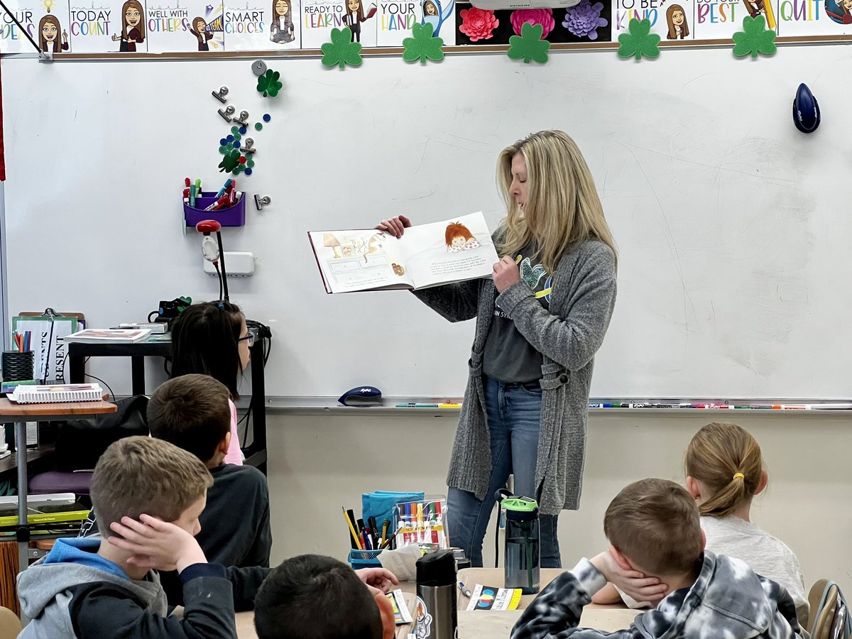 ThankfulInThird's tweet photo. Today we “Rocked our Socks” to celebrate World Down Syndrome day! We even had a special guest, Mrs. Ridge, come in to read us a story about the power and beauty of celebrating our differences! 💙💛 #WorldDownDyndromeDay #RockYourSocks #WhitmanSmilesandShines https://t.co/BLH4BTJCLY