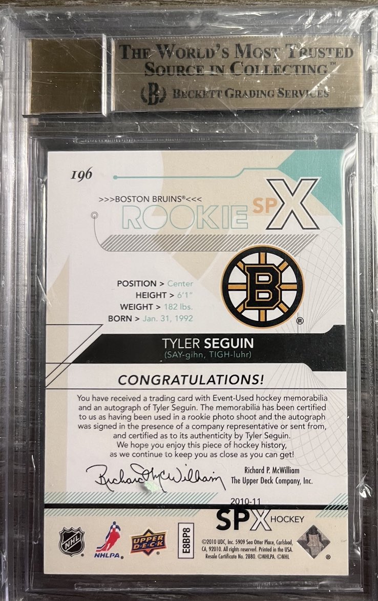 CardManiac88's tweet photo. How far is Tyler Seguin and the stars going this year? Thoughts on this card? https://t.co/kTYwFUJFUR