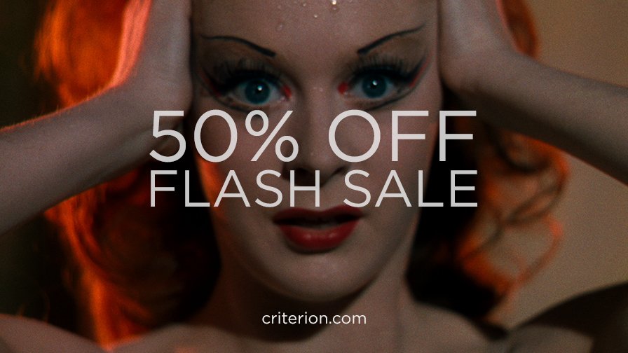 ⚡ We’re almost halfway through the Criterion Flash Sale, but there’s still time—grab your friends and head over to criterion.com to get 50% OFF all Blu-rays, DVDs, and 4K editions until noon ET tomorrow! ⚡