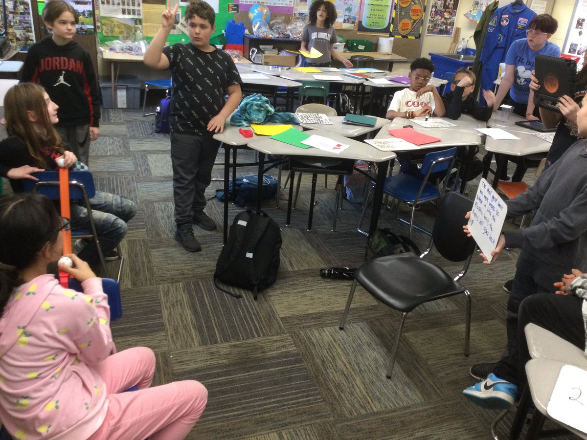 MrDPitt's tweet image. Newton’s Laws of Motion assessment? Not a test. Ss must create videos that describe and demonstrate the 3Laws. 8 years and counting. #PerformanceAssessment @CarlyntonSchool @Carnegie15106