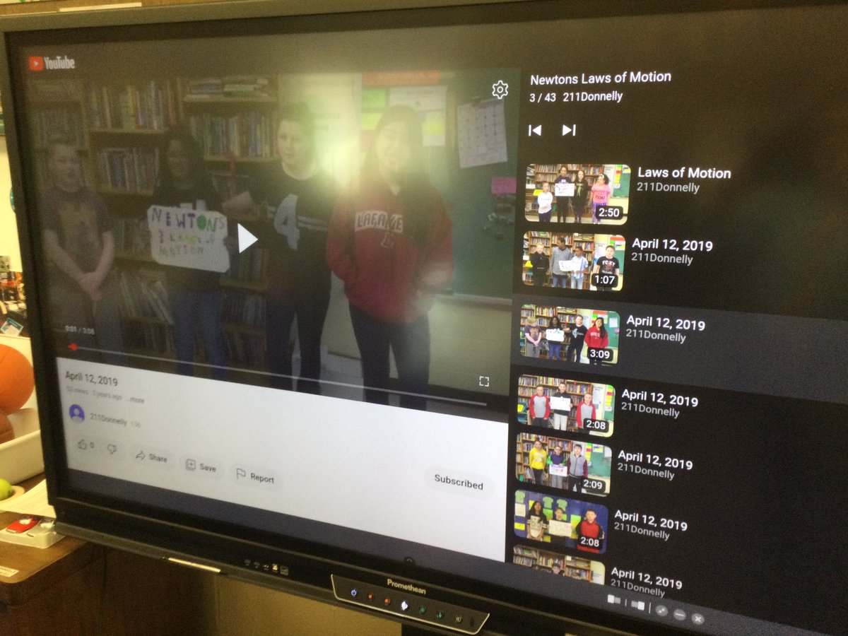 MrDPitt's tweet image. Newton’s Laws of Motion assessment? Not a test. Ss must create videos that describe and demonstrate the 3Laws. 8 years and counting. #PerformanceAssessment @CarlyntonSchool @Carnegie15106