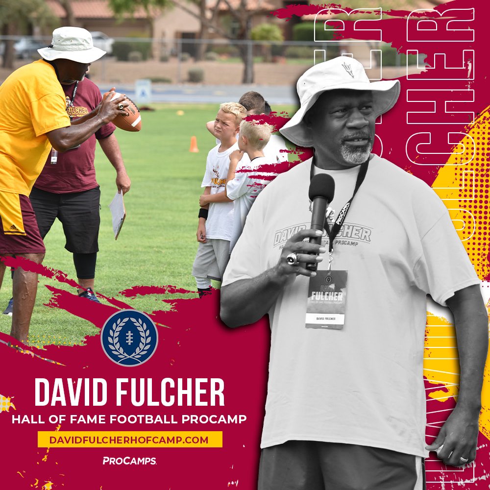 I’m coming back to Sun Devil Stadium for another ProCamp! 🏈  My annual Youth Football @Procamps in AZ is live for registration. 
 
Sign up TODAY and head to the website to get coached up!