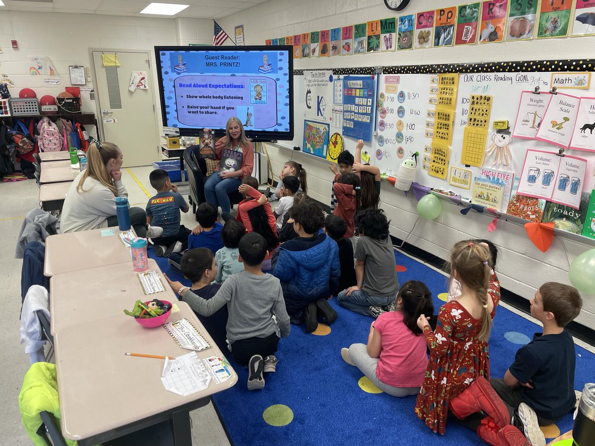 Emily Printz (@msprintz_lcps) on Twitter photo Our special guest reader, Mrs. Printz! Thanks for taking the time to visit AND read a fan favorite in first grade! <a href="/MeadowlandElem/">MeadowlandElem</a>
<a href="/GuilfordEle/">Guilford Elementary School</a> 🤍 Our special guest reader, Mrs. Printz! Thanks for taking the time to visit AND read a fan favorite in first grade! <a href="/MeadowlandElem/">MeadowlandElem</a>
<a href="/GuilfordEle/">Guilford Elementary School</a> 🤍