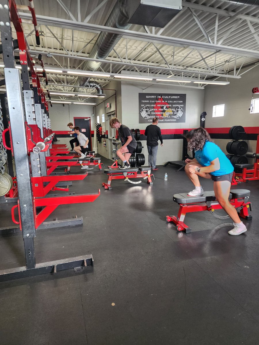 Leg workout at lifting today.  Good work today. <a href="/fbstrengthcoach/">BROOKSIDE STRENGTH</a>