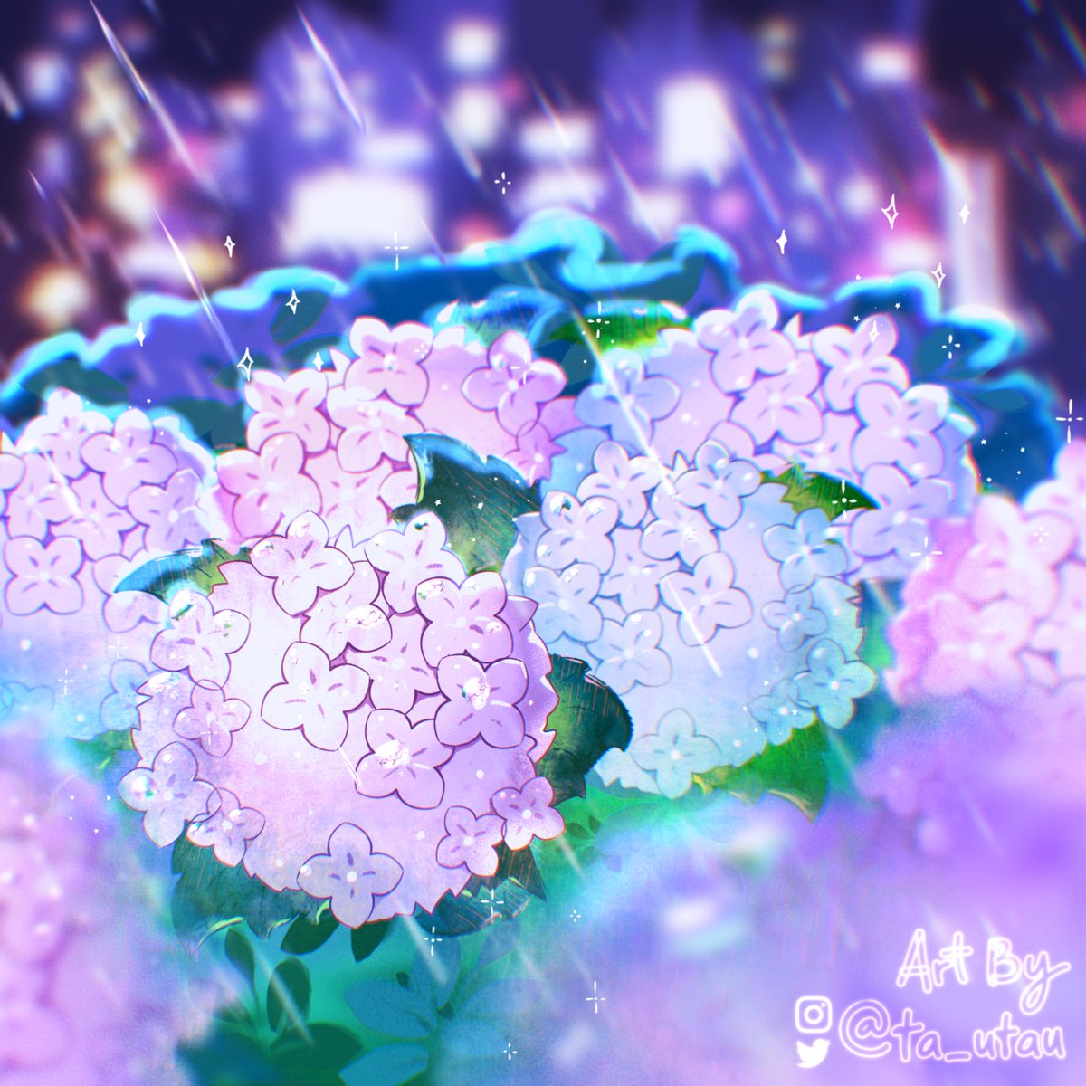 ta_utau's tweet photo. Hydrangea ✨💞
.
Aku sangat jarang membuat illustrasi selain karakter, semoga ini terlihat bagus, karena awalnya hanya sebatas latihan untuk mencoba mempraktekkan pewarnaan yang kupelajari😆.
.
#illustration #animestyle #softcolor #procreate #ibispaintx #commissionopen https://t.co/rKRIuXHPK7
