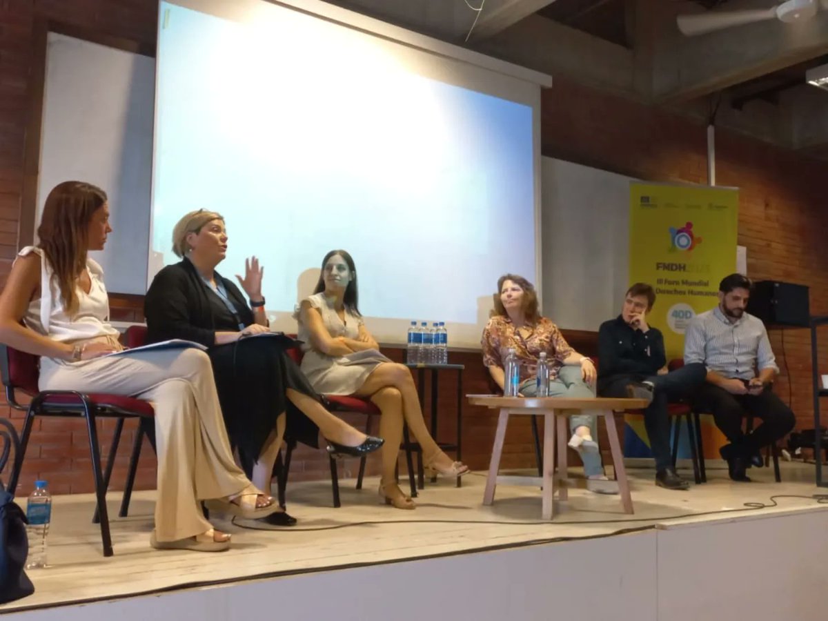 ceppema's tweet photo. 💙 Les compartimos un poco de lo que fue la jornada de hoy en el Foro Mundial de Derechos Humanos 2023 

Estos espacios de discusión nos brindan la posibilidad de  hablar sobre esto por lo que luchamos: los derechos de las personas mayores.

Gracias @roquemoni y @fededemarziani https://t.co/QekHvRf32m