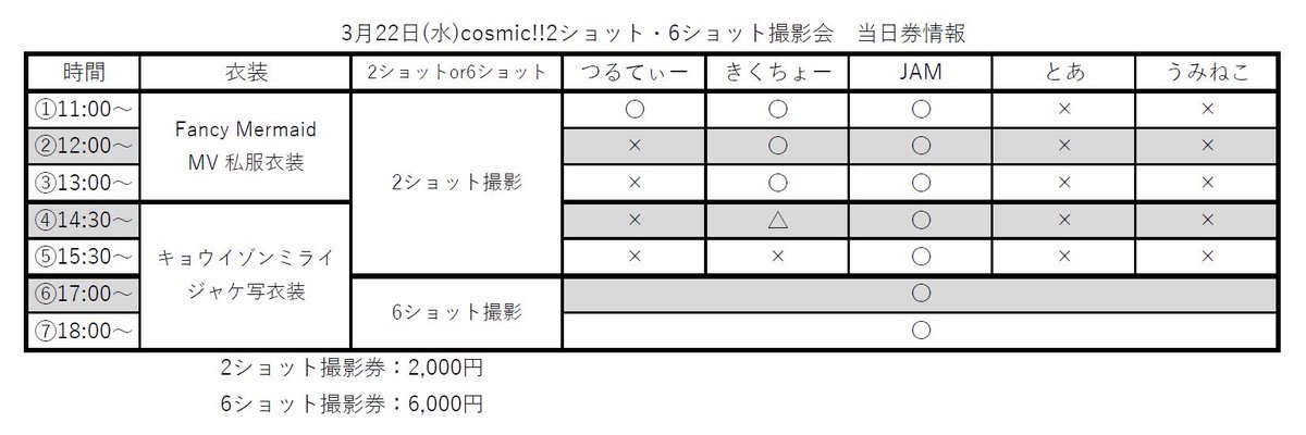 info_cosmic's tweet photo. 本日もプラザマームさんにて撮影会よろしくお願いいたします😉💫
本日も当日券がございますので、是非お越しください‼️
各部15分前から整列を開始いたしますのでスタッフの指示に従っていただきますようお願いいたします。 https://t.co/ZTGKfmFsoP