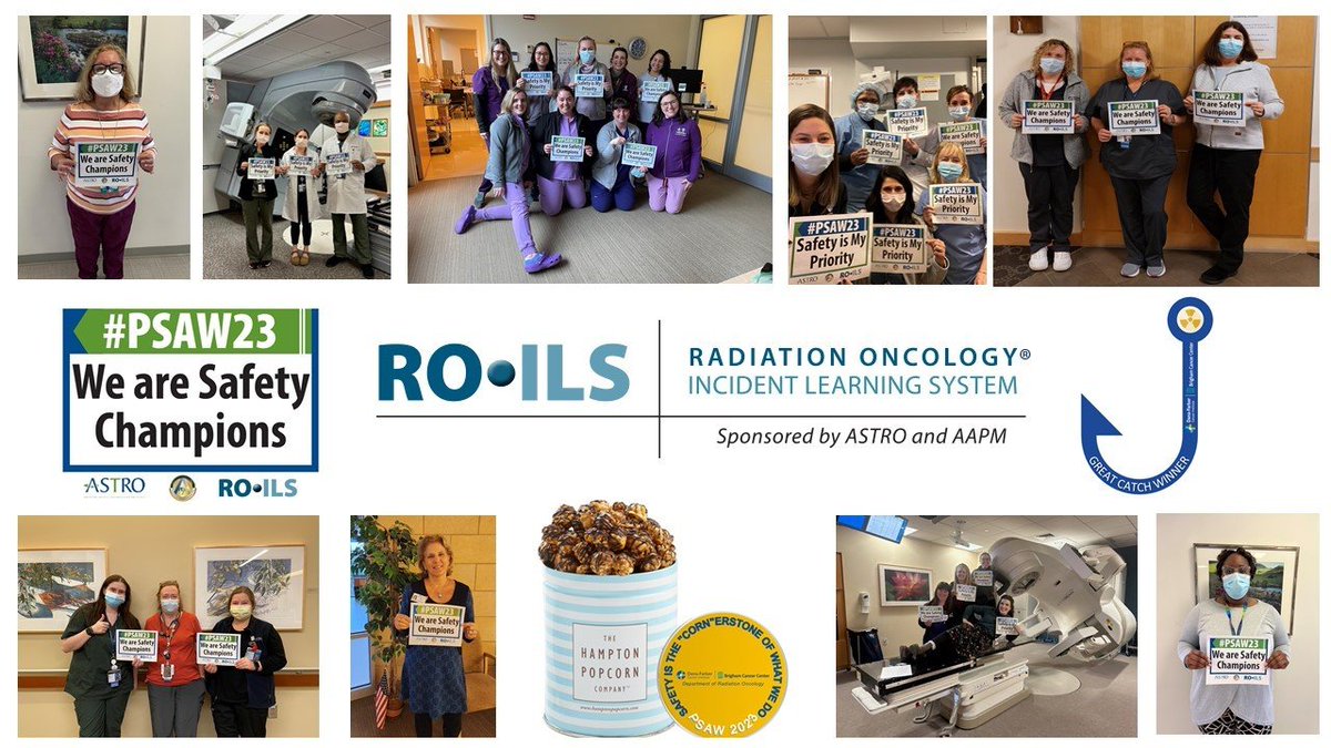BrighamRadOnc's tweet image. ⭐A week filled with patient safety awareness events to celebrate continuous improvements in patient safety every day! #PSAW23 #ROSafety