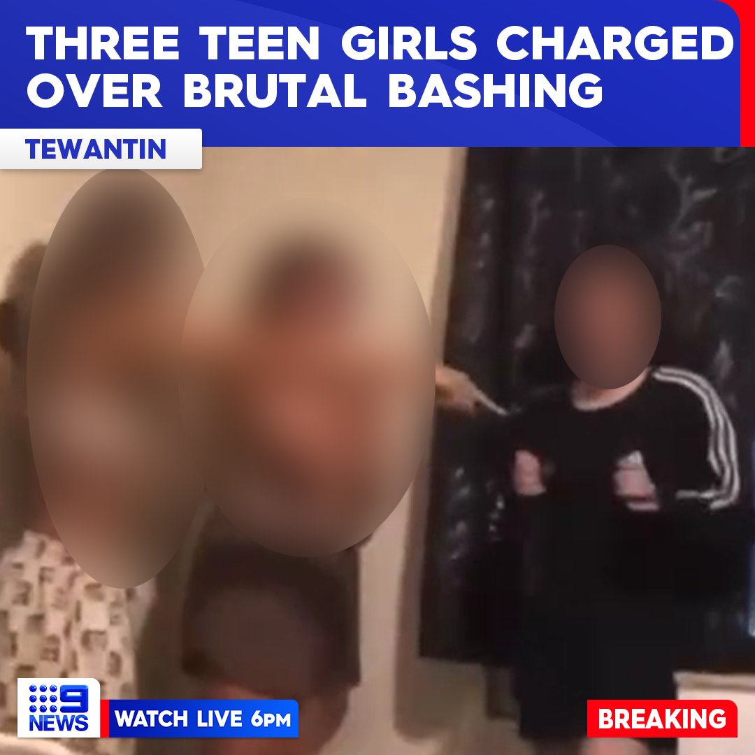 #BREAKING: Three girls aged 12, 13 and 14 have been charged with multiple offences after a brutal attack on another girl on the Sunshine Coast.

#9News
