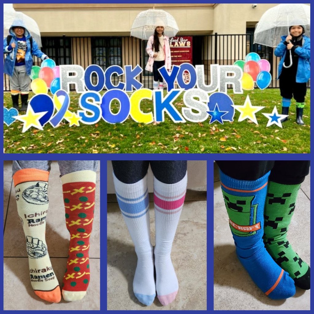 vvusdbethune's tweet photo. Our Wildcats rocked their socks for #worlddownsyndromeday 💙💛! #leanonme #leanonawildcat🐯 https://t.co/O3ZWjDP91X