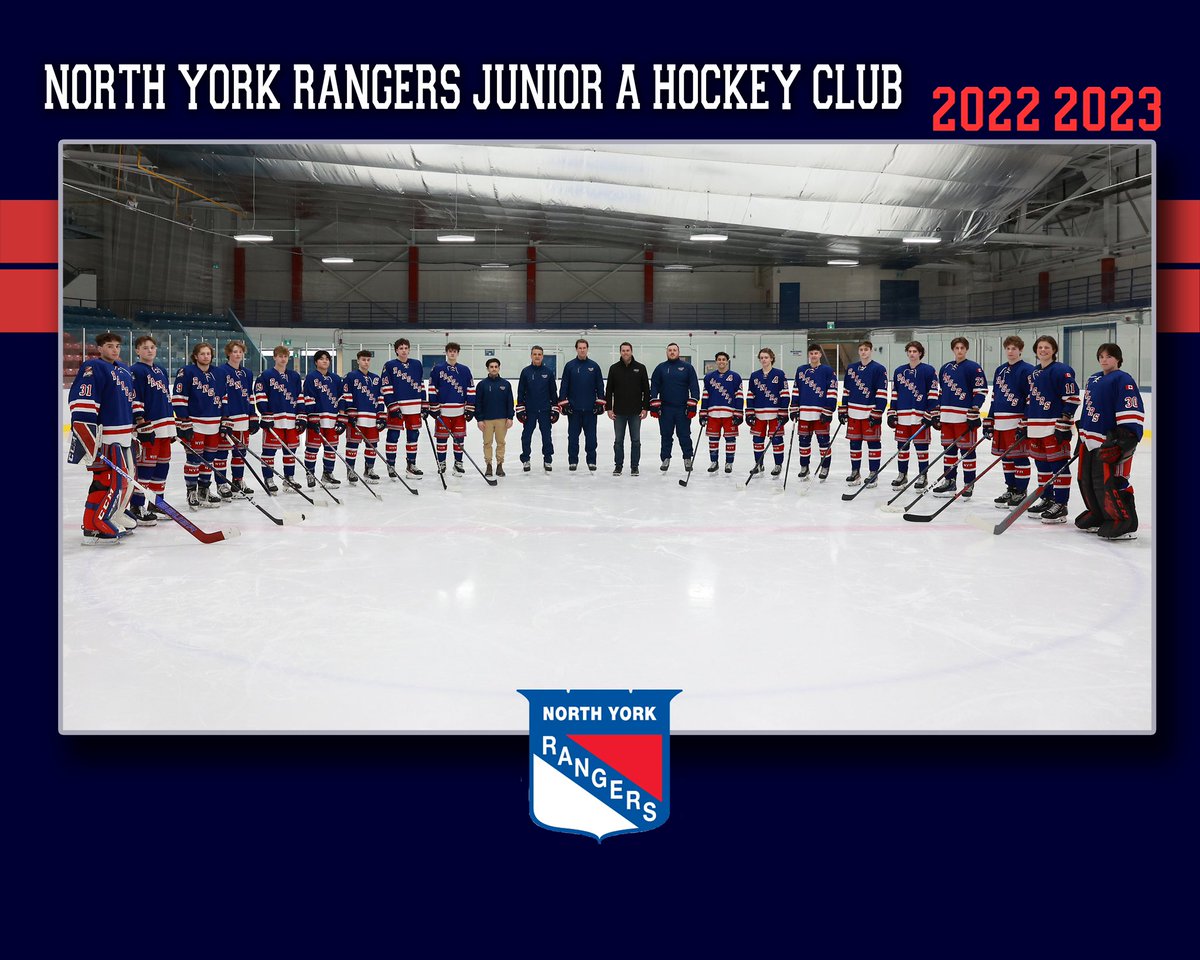 OJHLRangers's tweet photo. Your 2022/2023 North York Rangers!!

📸: @ojhlimages https://t.co/Qz5Uzcqn0z