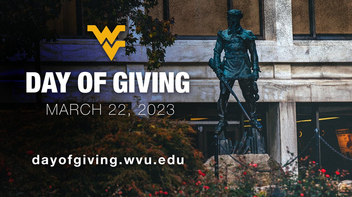 It's WVU Day of Giving! When you give your support to Tutoring at WVU, you are helping to prepare the next generation of teachers, doctors, engineers and entrepreneurs that will move our economy forward for decades to come!