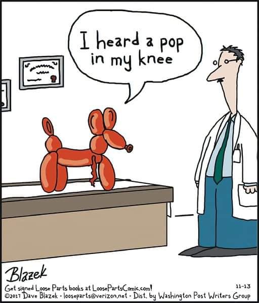 PhysioTweed's tweet image. #kneeproblems #balloonanimals