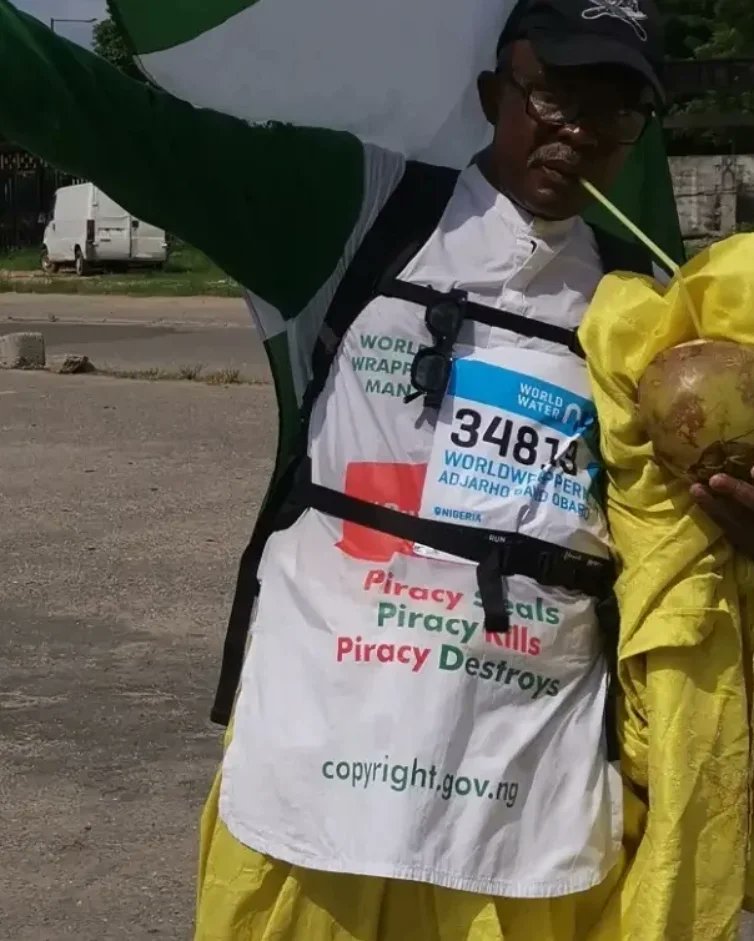 OBAROAKPO69's tweet photo. Day 6
#Worldwrapperman #ManiGuli #WorldwaterRunπ¦π¦πππ³π¬ #Worldwaterday2023 #runningthestreetsoflagos #WaterNaLife #WaterAction #WaterNorGetEnemies #AU #UN #EU #LIVINGwater #WaterAdvocate #WaterHeroes #WaterHero π
π
#WaterREVOLUTIONNOW https://t.co/OAp3up673D