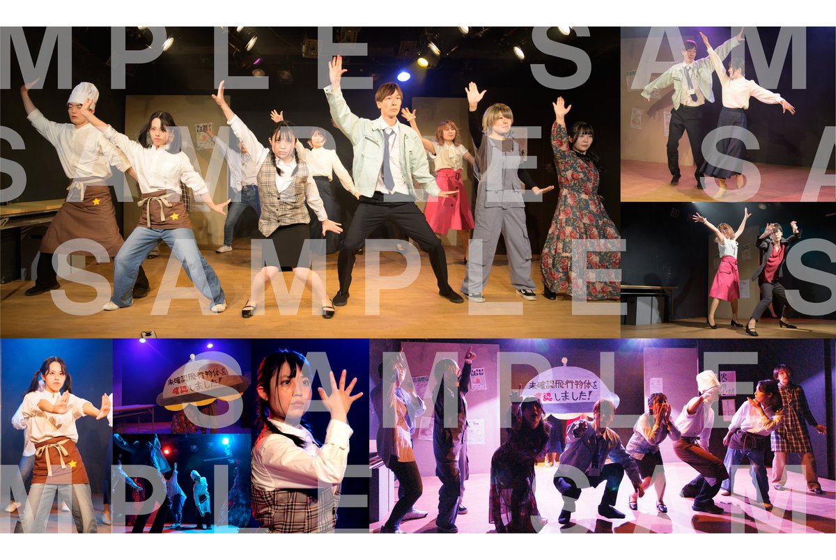 ACT_1220's tweet photo. 👽ACT HOUSE 第7期生公演👽
『#未確認飛行物体を確認しました!』
/
出演者のお写真を掲載した
フォトブックや
ミニブックを発売🥳
\
ページをめくると物語が進む仕様に
&出演者様のオフショットも掲載😊
公演の記念にぜひお買い求めください✨
▼詳細&購入はこちら📚
https://t.co/yRKVVMyqxm https://t.co/Kh1HQ4Eo0N