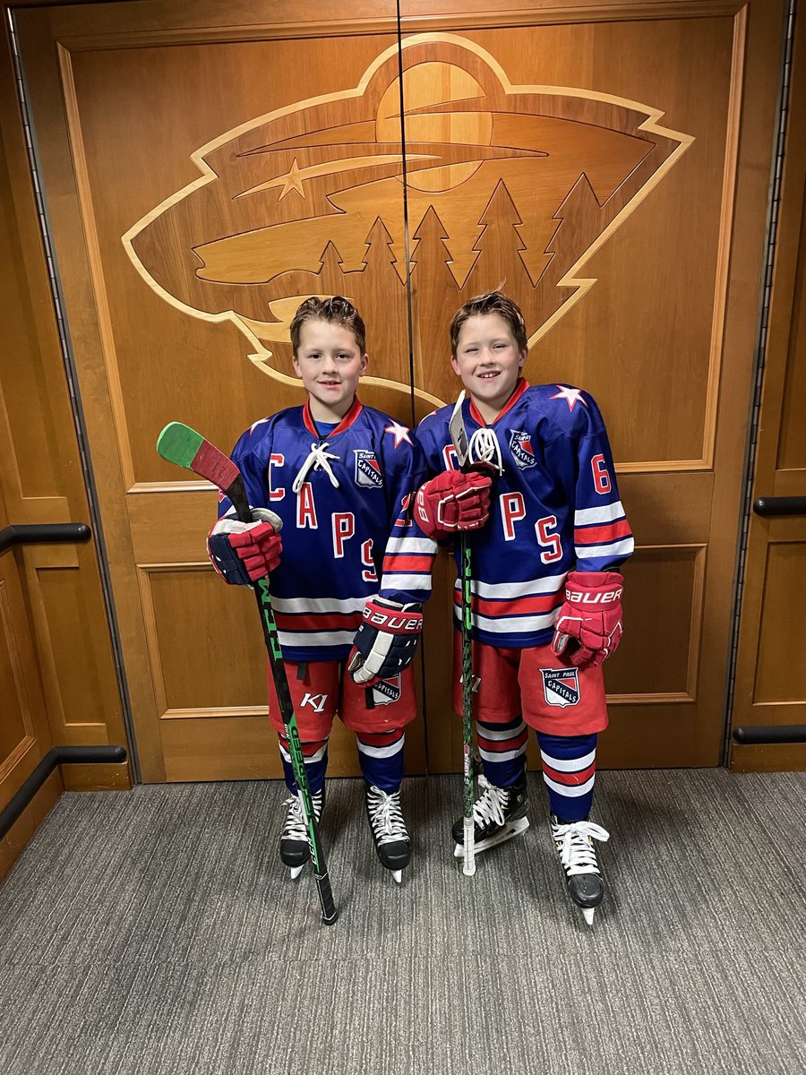 Coach <a href="/funk_matt/">Matt Funk</a>, Matthew Sampair #21 (left) from <a href="/STPCapitals/">STPCapitals</a> Mite 4 is a huge fan of <a href="/cdhhockey/">CDH Raiders Hockey</a>!  Completely redesigned his <a href="/CCMHockey/">CCM Hockey</a> Jetspeed to show his love of the Raiders thanks to <a href="/BLADESHARK/">BLADESHARK Sports</a> he bought at the <a href="/LetsPlay_Hockey/">Let's Play Hockey</a> Expo.  #RaiderFamily #CultureCreatesChampions