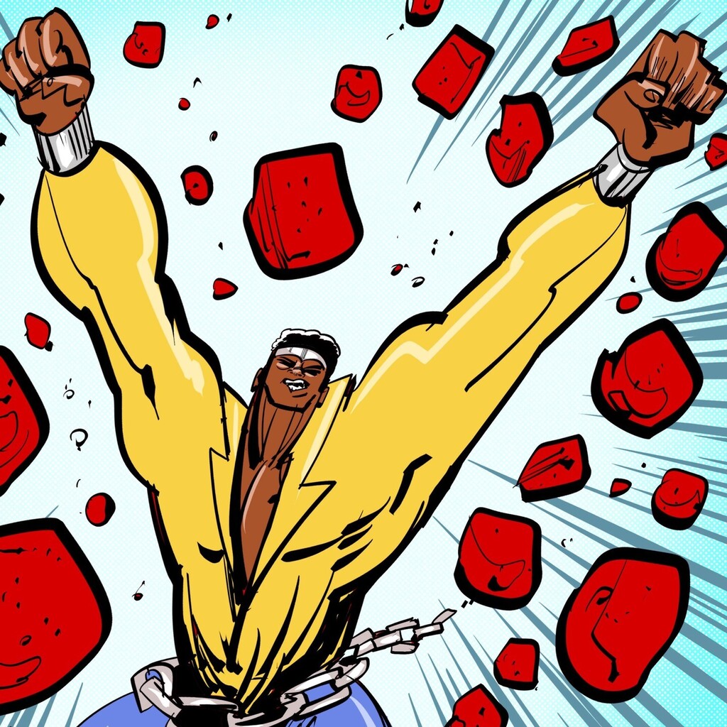 pcweenies's tweet photo. Happy 51st birthday to #LukeCage - the original Hero for Hire! A special hat tip to @iamironfist23 for reminding me to mark this occasion. #marvel #PowerMan https://t.co/a37Wi8RdmU https://t.co/0xylKJNuCF
