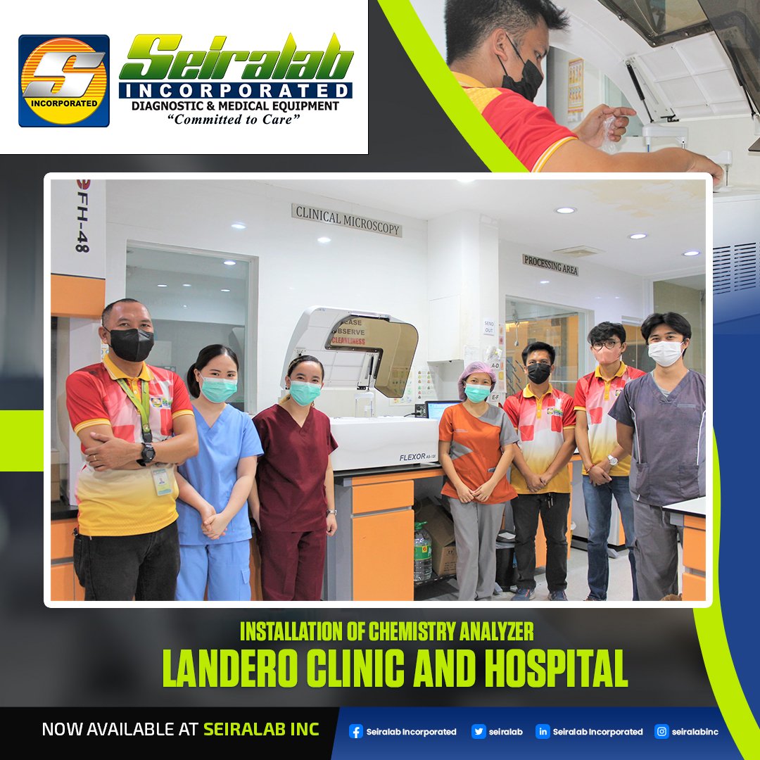 seiralab's tweet photo. Installation of Fully Automated Chemistry Analyzer at Landero Clinic and Hospital. 🤝

Message our Fb Page or email seiralab.inc@gmail.com for more details.
#SeiralabIncorporated #MedicalSupplies #MedicalEquipment #CommittedToCare https://t.co/xn2ONF5bVB