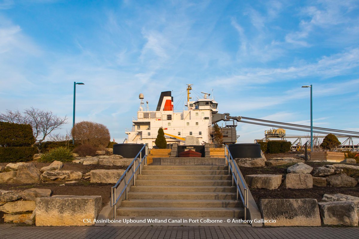 A_Gallaccio's tweet photo. .@CSLships #cslassiniboine #upbound #wellandCanal @hwyh2o #portcolborne @PortColborne
More photos: https://t.co/kC3ICEQujh https://t.co/kThWwOauG5