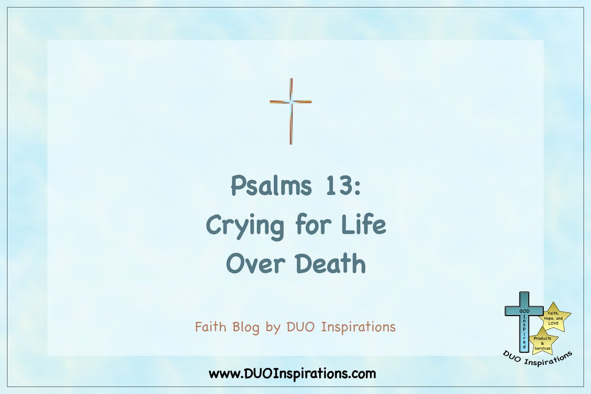 Hi friends.  Have you ever felt like you are on the edge?  I invite you to ponder Psalms 13:3 with me. duoinspirations.com/faith-blog/psa… #FaithBlog #Christianlifestyle #lifeordeath #prayer #smallandfragile #BibleStudy #DUOInspirations