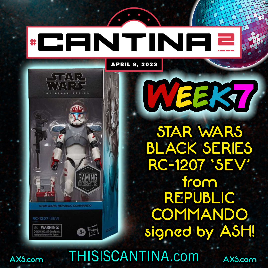 If you want to win a pair of tix to #CANTINA AND a Sev figure signed by <a href="/ashofficial/">ASH</a>, just follow us and RT this post! Winners get picked on Sunday!

tix for the incredible gig: axs.com/uk/events/4598…