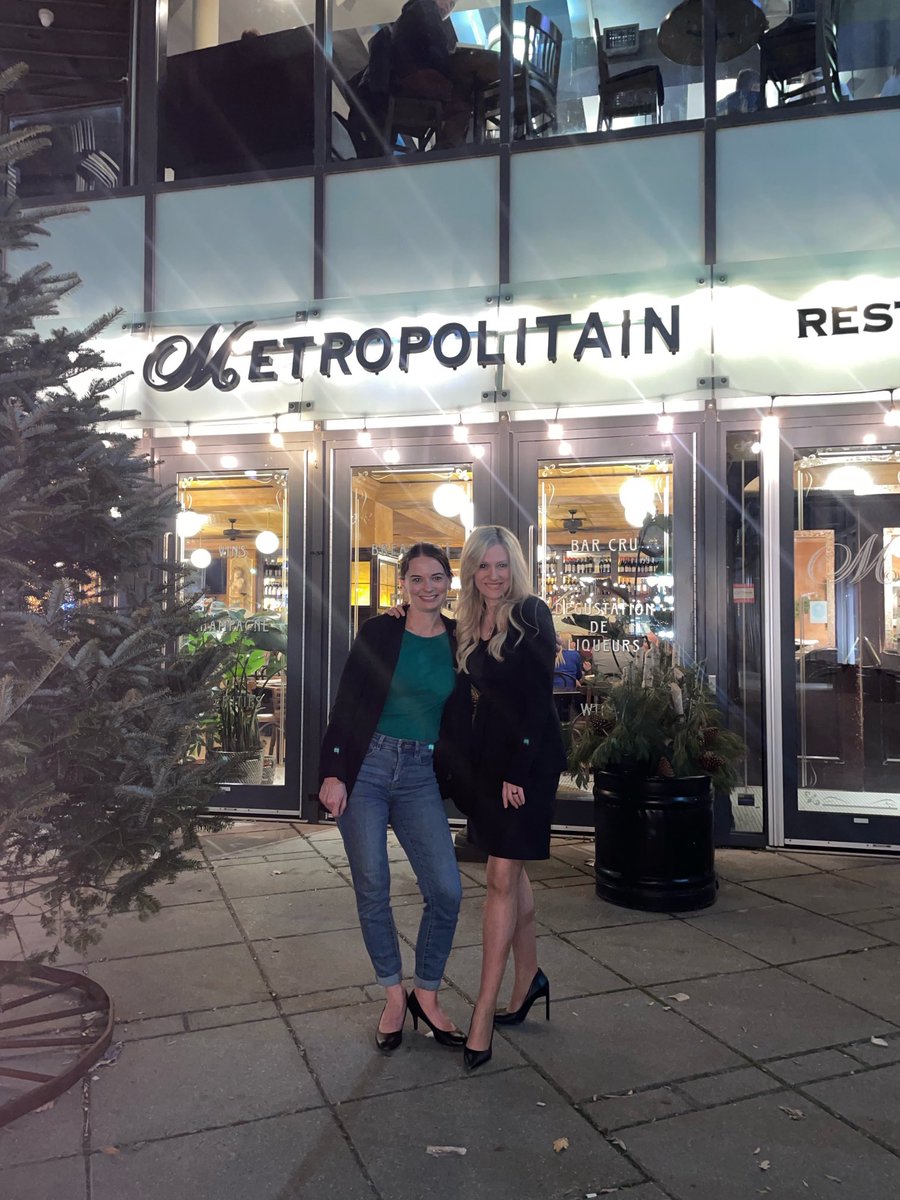 sshorey's tweet photo. I had the pleasure of collaborating with ⁦@downtownchown⁩ on the Mayor’s Economic Recovery Cte throughout the pandemic. Tonight, I had the chance to enjoy her great company and amazing resto - ⁦@MetroBrasserie_⁩ Thank you for your leadership, tenacity &amp; support Sarah https://t.co/3mfznAWxSj