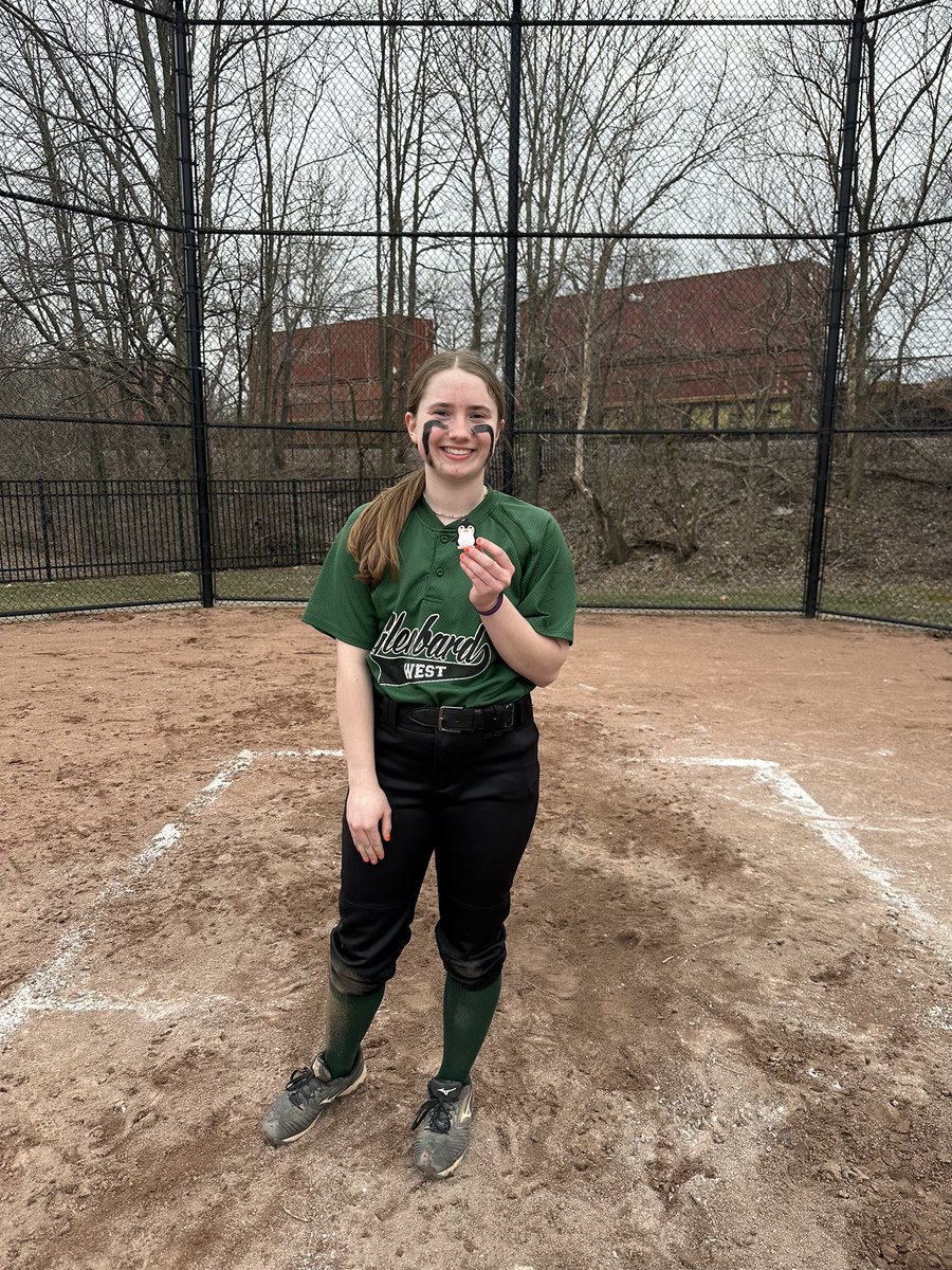 Congrats to JV for earning the 13-3 win over GE and to <a href="/EmmaEltzroth/">Emma Eltzroth</a> for her outstanding performance and leadership today!  #AsOne