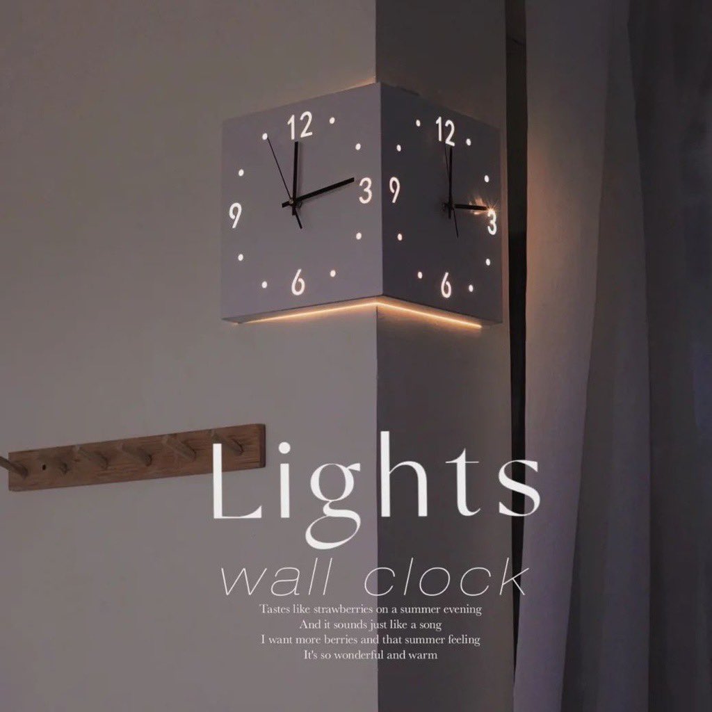 ShopeeMY's tweet photo. Lain macam eh wall clock camni.. Dua dua side boleh nampak kalau letak kat corner camni.. Interesting 🤔🤩

https://t.co/aErCHY4bXK 

#ShopeeMY https://t.co/FoGTozJfMl