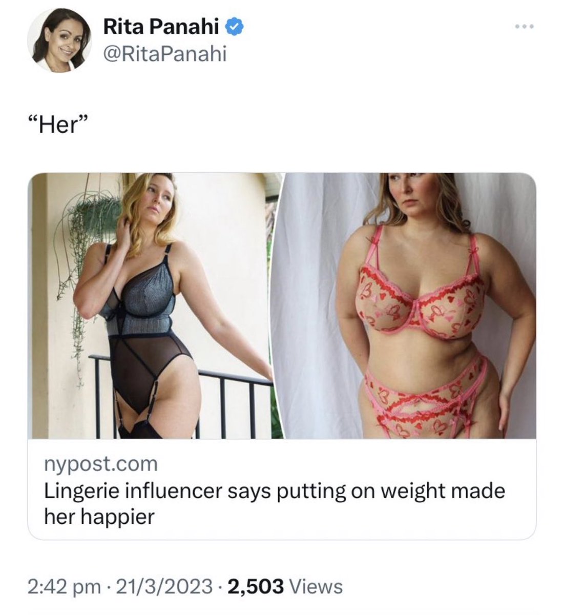 CJombson's tweet photo. @RitaPanahi Hey, can’t you guys “always tell”? https://t.co/FWUfnds0CE