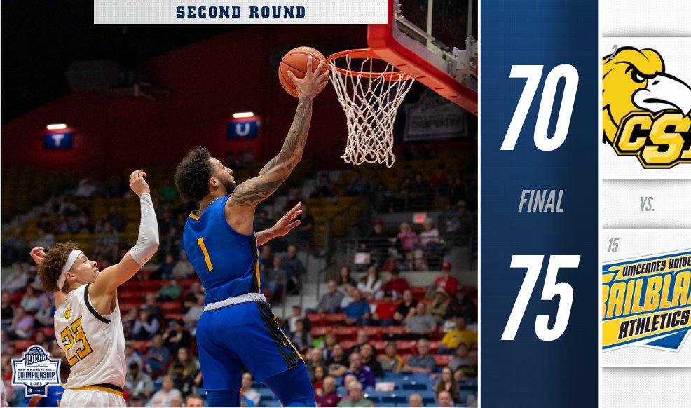 🚨 𝙐𝙥𝙨𝙚𝙩 in Hutch

No. 15 Vincennes knocked off second-seeded Southern Idaho to earn a spot in the 2023 #NJCAABasketball DI Men's Championship quarterfinal round!

njcaa.org/championships/…