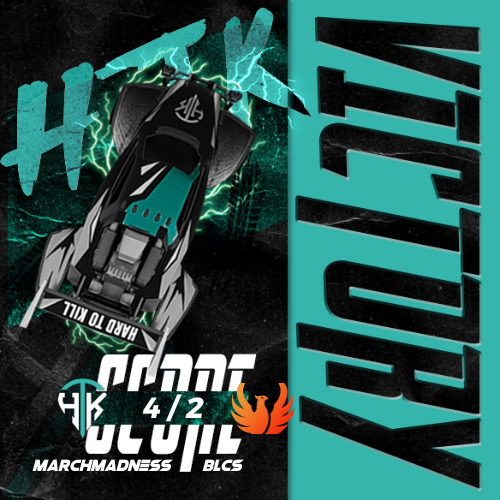 GGs to team phoenix, The HTK RL team wins their <a href="/BlackLineCS/">Black Line Championship Series</a> March Madness game 4-2 
Shooters: <a href="/sharkierl/">sharkie</a>  <a href="/rlsquidy/">Squidy</a>  <a href="/woobabybackribs/">- woo</a> 
#HTKesports #HardToKill #HTKmafia