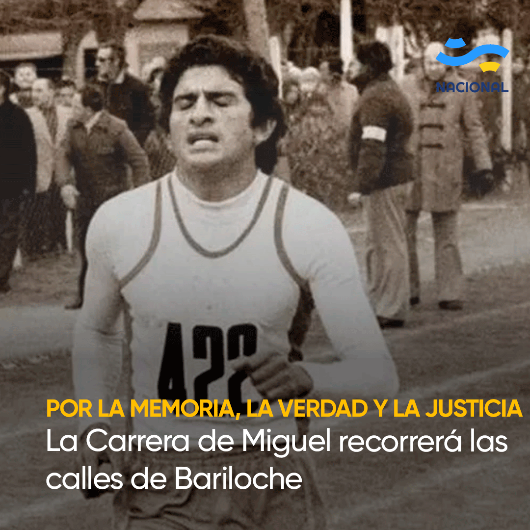 A 47 años del Golpe al Estado el Centro Regional Universitario Bariloche (CRUB) invita a toda la comunidad a participar de la “XVII Edición de la Carrera de Miguel" a realizarse en San Carlos de Bariloche el domingo 26 de marzo. 

bit.ly/3JCL8Uc