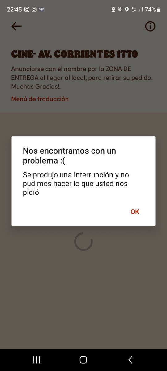 brenduga's tweet photo. @BurgerKingArg que pasa que siempre que hay descuentos no funciona la app? https://t.co/VZbki01Yt2