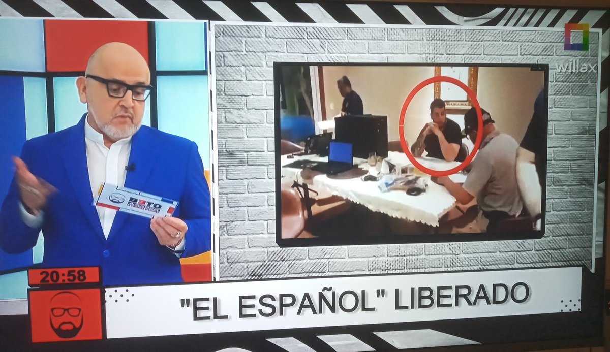elcentinelape's tweet photo. Buenas Noches Centinelas Paz y Bien.
Porqué CHULETAS han liberado al ESPAÑOL, operador del Corrupto Castillo y que tenía como misión hacer de la PNP la Policía Militar del Pueblo y asesinar opositores?? @Poder_Judicial_ 
 @MinjusDH_Peru @FiscaliaPeru 
#DinaCorrupta
#DespiertaPeru https://t.co/X5eqBDf16K