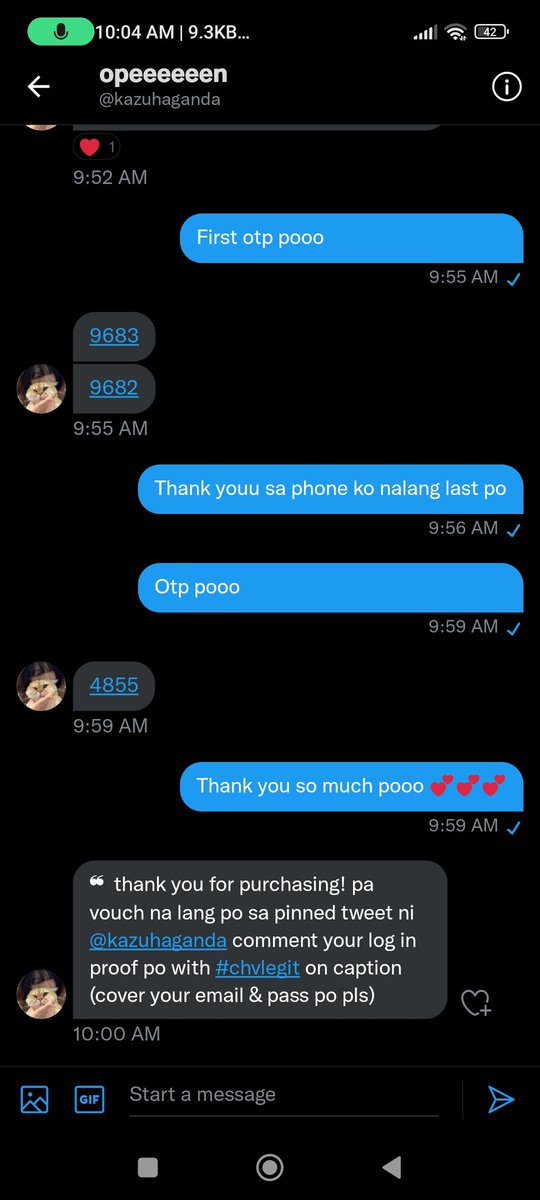 izzamecha's tweet photo. @kazuhaganda Fast and legit seller, very accommodating. Definitely recommend seller! 💕 Thank you again. https://t.co/UykhCfIW0m