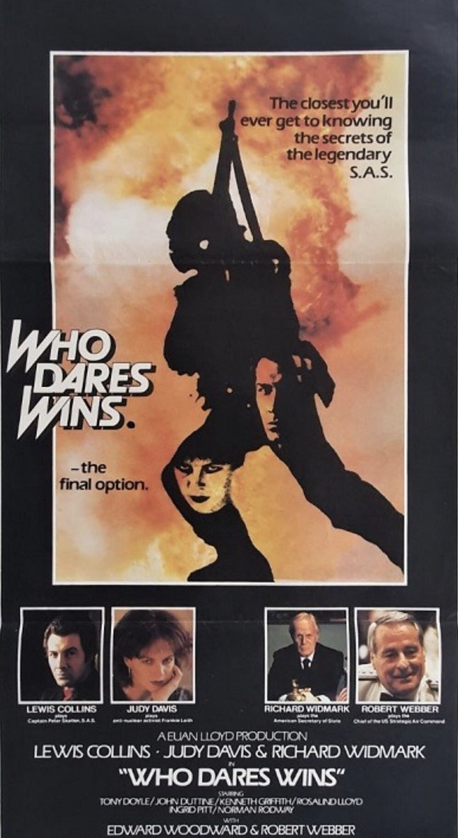 Tonight’s late movie is the 1982 British actioner Who Dares Wins. Loved seeing Pinewood House <a href="/PinewoodStudios/">Pinewood Studios</a> doubling as the US Ambassadors residence although fortunately they had redecorated &amp; filled in the bullet holes before I was there. 🎥 🎬