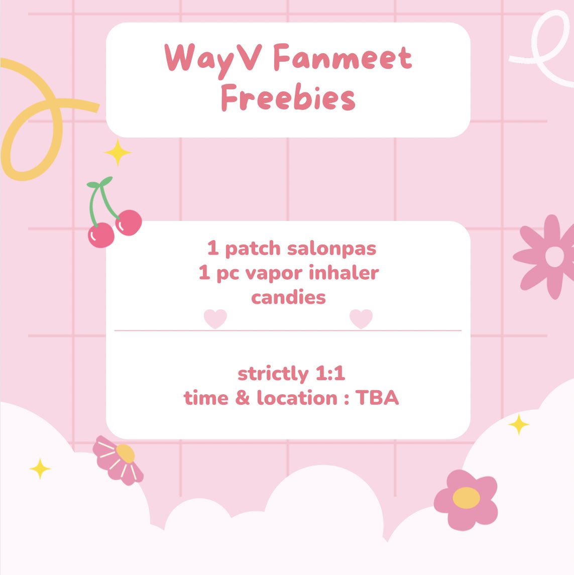 notm0rk's tweet photo. Freebies for WayV Fanmeet!

We’ll be giving away freebies at WayV Phantom fanmeet in Manila. @sgyl22 

Just approach us and show this tweet! No need to follow.

#WayV_FanmeetingTour #WayV_Phantom_in_MANILA #WayVMNL2023 https://t.co/24x7apFs32