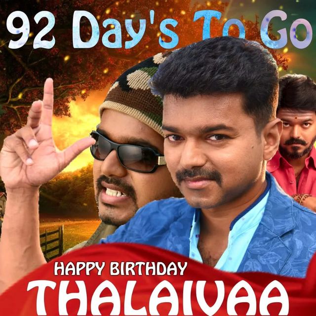 a_p_pu's tweet photo. #92daystogo 😘❣️
Advanced happybirthday thalaivaa❣️😘❣️
#Leo #LeoFilm #leomovie #vijay #thalapathyVijay #Varisu #Beast @actorvijay #Ajaymohan #bloodysweet https://t.co/bfUHDlRXjG