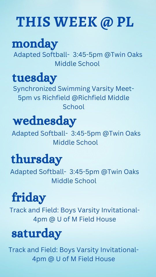 PLHS Student Council tweet media