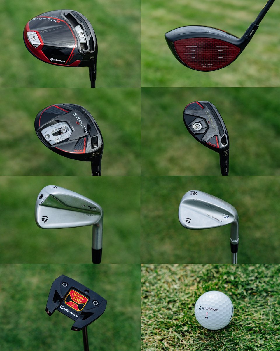 TaylorMadeJapan's tweet photo. ブルック・ヘンダーソン(@BrookeHenderson )は ドライバーからレスキューまで「 #ステルス2PLUS 」シリーズで揃えて、アイアンは #P790 を入れています💥
パターは #SpiderGT のセンターシャフトタイプを使用、ボールは #TP5x です💪 https://t.co/SINNDXUwbG